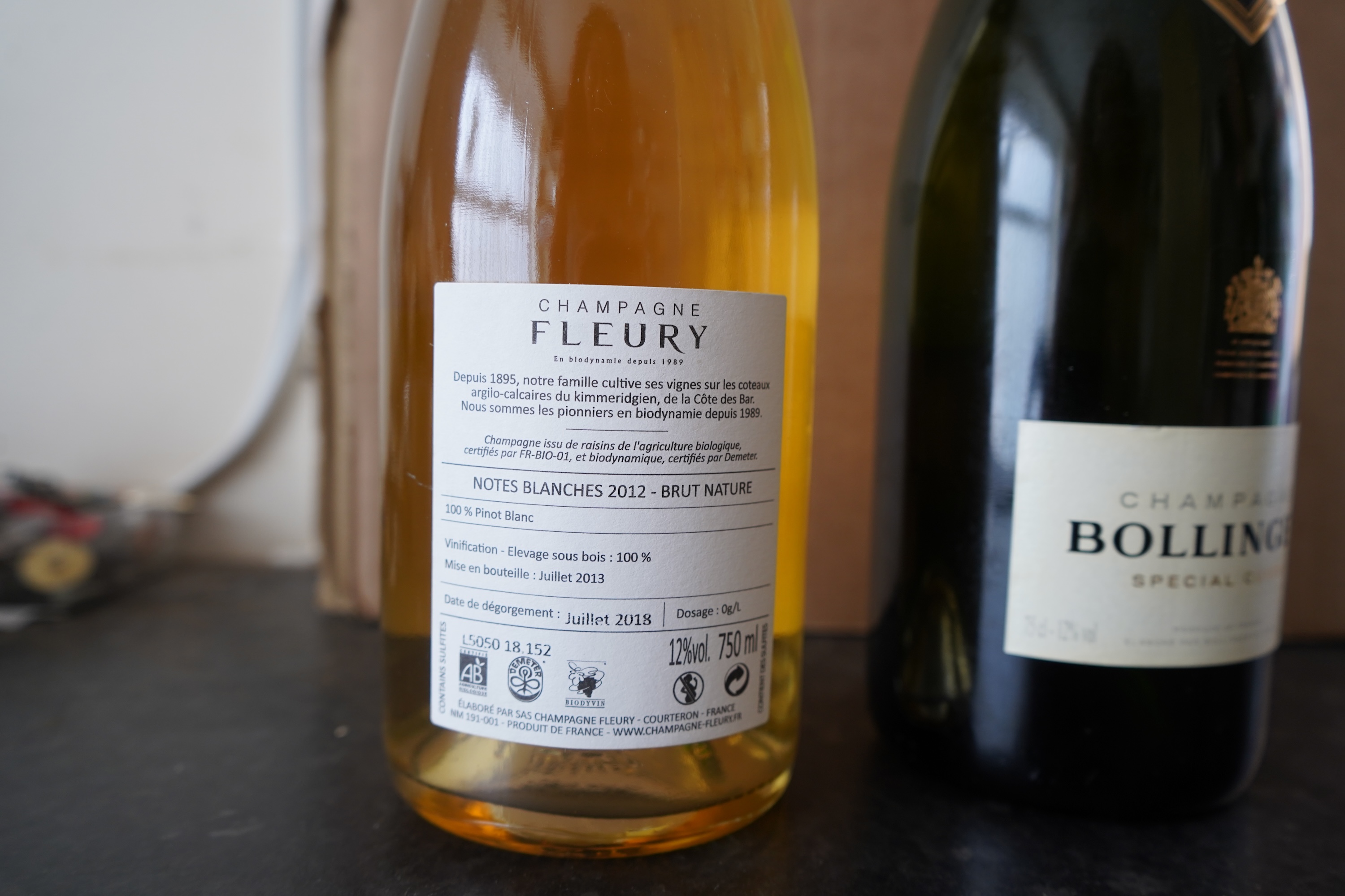 Three bottles of Nicolas Feuillatte Cuvée Spéciale Champagne, four bottles of Bollinger Special Cuvee Champagne, a bottle of Moet, three bottles of Cava and one other (11)